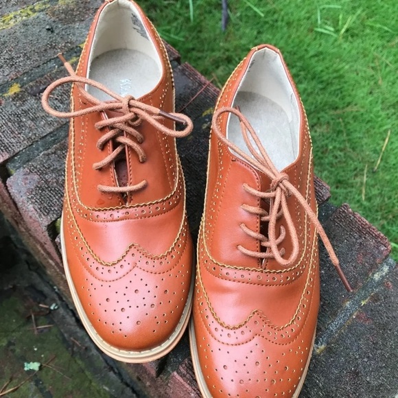 Men’s dress shoes 8 1/2 size -Brown by wanted - Picture 12 of 12